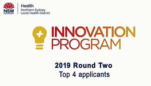 Innovation Program 2019 Round two Top 4 applicants
